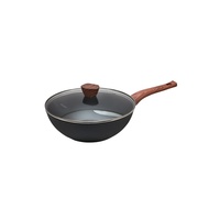 FUKURO KANZEN FORGED NON-STICK WOK PAN 30CM WITH GLASS LID