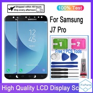 For Samsung Galaxy J7 Pro j730 SM-J730G SM-J730GM LCD Display Touch Screen Digitizer Panel Replacement