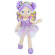 June Garden 16" Enchanted Garden Fairy Doll Yaritza - Plush Stuffed Soft Doll Girl Gift - Purple Out