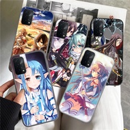 for OPPO A3S A5 A37 Neo 9 A39 A57 A5S A7 A59 F1s A77 F3 A83 A1K A9 soft Case 64TP Sword Art Online S