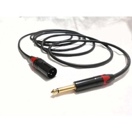 CANON XLR MALE CABLE (GUYS) TO AKAI MONO BLACK 7-10 METERS