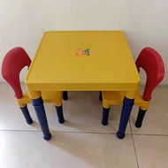 2Chair 1Table Kids Study Table With Chair Table With Chair For Gifts For Toddler Plastic Chair And P