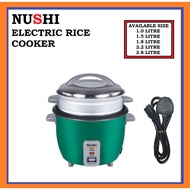 "NUSHI AUTOMATIC RICE COOKER WITH STEAMER / NON STICK POT / 1 YEAR SG OFFICIAL WARRANTY / MULTIPLE SIZES / FAST SHIPPING