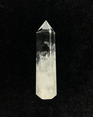 山嵐。半盆 聚寶盆 白晶 居家擺件 白水晶 晶柱 女巫彩寶