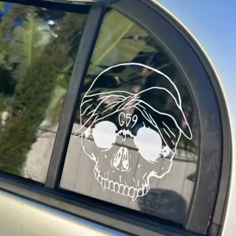 1PC Suicideboys G59 Skull Car Stickers Waterproof for Auto Trunk Windshield Windows Vehicles Accesso