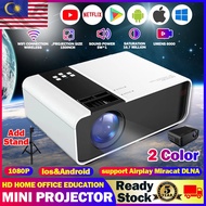 Ready Stock🔥Mini Projector 1080P 6000 Lumens Android Ios HD Proyector WIFI LCD Led Portable Projector Home Cinema