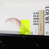 Acrylic QR Code Display Board Receipt Code Table Logo Triangle Stand Advertising Board Organic Glass