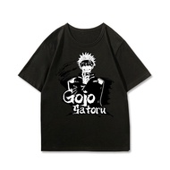 Jujutsu Battle Joint Clothing Gojo Goku Surrounding COS Short Sleeved T-shirt Men's Trendy Brand Ani
