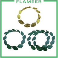 [Flameer] Leaf Wreath Headwear Gift Bridal Headpiece for Christmas Weeding Photography