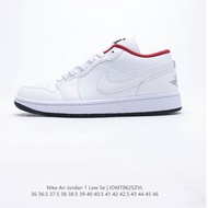 100% Original Nike Air Jordan 1 Low AJ1 Joe 1 low-top Black casual sneakers shoes for women and men