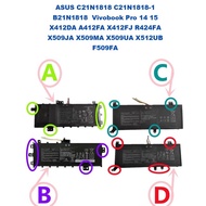 ASUS C21N1818 C21N1818-1 B21N1818 Vivobook Pro 14 15 X412DA A412FA X412FJ X509MA X509UA X512UB F509F