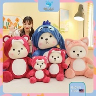 🐳Cute Plushie Teddy Tales Pink Teddy Bear Plush Toy Doll holiday gift Soft Baby Pillow
