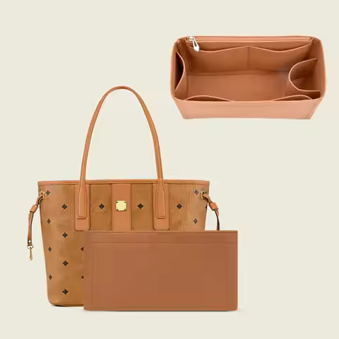 Felt Insert Liner Purse Organiser Pouch Handbag Tote Bag Internal Bag for MCM Liz Visetos Mini Stora