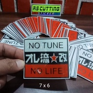 STICKER NO TUNE NO LIFE