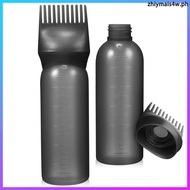 2pcs Root Comb Applicator Bottles Hair Dying Brush Squeeze Bottles Salon Supplies  zhiymais4w