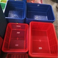 Basket /Bakul baju /Raga besar /Petak plastik /Bakul 4 Segi/Plastic Basket/Bakul Besar /Laundry basket Tray/Kalo