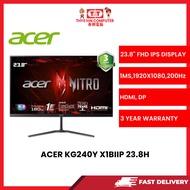ACER KG240Y X1BIIP 23.8H LED BLACK 250NITS HDMI DISPLAY PORT