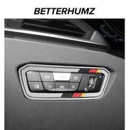For BMW G20 G21 G22 G23 G26 Made of Alcantara Headlight Switch Button Panel Sticker M Performance Ca
