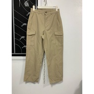 Cotton Cargo Pants Gu Brand Women's Size M Waist 28 Hips 38-39 Crotch 13 36.5