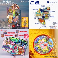 China Travel Guangzhou Refrigerator Stickers Souvenirs Souvenirs Guangzhou Tartar Surface Yongqingfa