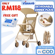 [15% Coupons] 1-Second Foldable Baby Stoller 5-Pt Harness & Detachable Tray Portable pocket stoller