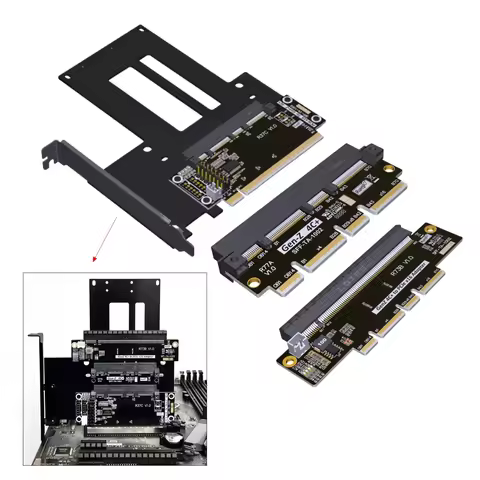 2025 NEW ADT PCIe 5.0 X16 To Gen-Z 4C +/SFF-TA-1002 EDSFF 4C+ To PCI-E 16x Adapter Card, Supports Ge