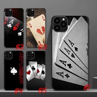 Phone Case For iPhone 11 Pro Max 12 Pro Max 12 Mini 13 Pro Max Cover Gambler Poker