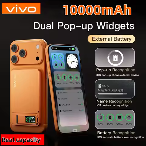 VIVO 10000mAh Magnetic Power Bank PD15W Wireless Fast Charging External Battery for Magsafe Powerban