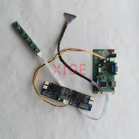 Display Drive Controller Board Fit LM190E08 LM190E05 LM190E02 LM190E03 1280*1024 4-CCFL VGA+HDMI 128