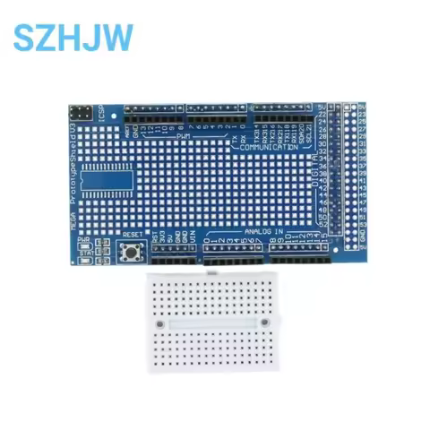 MEGA ProtoShield V3.0 Expansion Development Board + Mini PCB Breadboard 170 Tie Points for Arduino D