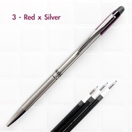 Pilot Frixion Ball Slim Biz ปากกาเจลลูกลื่น ลบได้ 0.38 มม. พร้อมหมึกรีฟิล 3 ชิ้น Erasable Ballpen with 3 extra refills