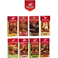 COTE D’OR BELGIAN Chocolate/Praline Milk/ Dark Chocolate/ Milk Hazelnut/ Milk Chocolate Block 200g