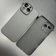 Real 600D Aramid Carbon Fiber Phone Case Cover On For iphone 13 14 15 16 16e 17 Pro Max Plus Air Min