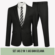 JAS PRIA | JAS PRIA FORMAL | JAS PRIA HITAM | SET JAS 2 IN 1 JAS DAN CELANA | JAS PRIA SLIM FIT | JA