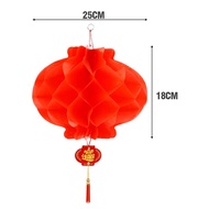 10pcs Lampion Imlek Lampion China Gantung Lampion Nanas Imlek Lampion Besar Lampion Cina