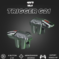 G21 Trigger Controller Joy Stick Alat Bantu Tembak Shooter L1 R1 Tombol Untuk Gaming Handphone PUBG