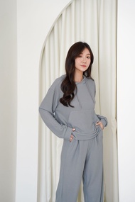 Yuri set one set jogger panjang / one set lengan panjang / one set jogger waffle
