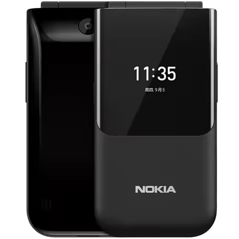 Nokia 2720 4G Flip Spare Phone 2SIM 2.8-inch 3.5mm WiFi MP3/MP4 1500mAh Bluetooth Snapdragon Nokia27