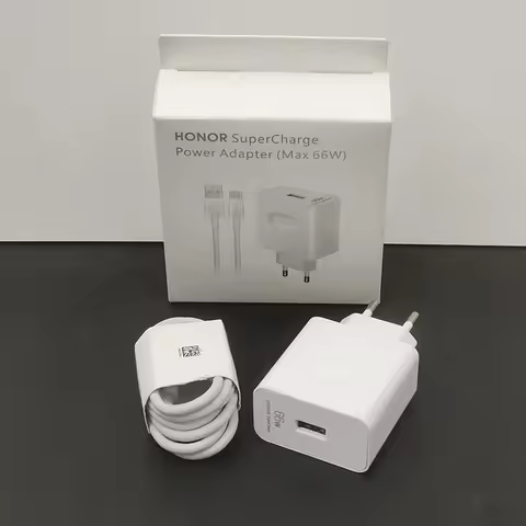 Original 66W Fast Charger For Honor Magic 5 6 7 Pro VS V2 SuperCharge Power Adapter 6A Type C Cable 