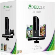 【XBOX 360E型主機】黑色霧面 4GB 4G Kinect同捆【含二款遊戲 享加價購優惠】台中星光電玩