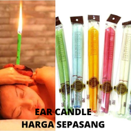 Ear Candle Pembersih telinga Ear candle Indian Terapi Telinga Terompet SEPASANG