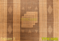 TITICANE Tikar Sarawak Sega Mas 1st Quality 7 x 10 Feet [ Original ] [ Rattan / Rotan ]