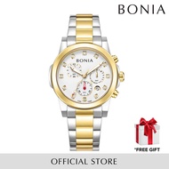 Bonia Women Watch Chronograph BNB10846-2117C (Free Gift)