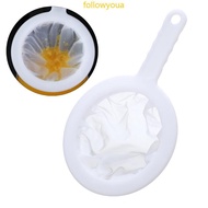 fol Fine Mesh Strainer Nylon  Juice Strainer Yogurts Mesh Sieve Plastic