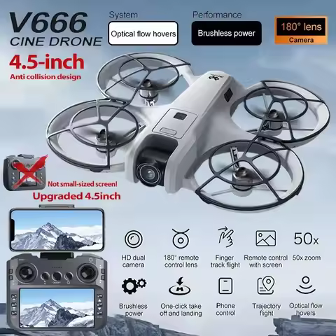 For Xiaomi V666 MINI Drone Professional WIFI 5G Drone Obstacle Avoidance Brushless Altitude Headless
