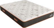 Papaya Firm Twin XL Natural Mattress /10.5” Latex/Wool/Organic Cotton/Bed-in-a-Box/Made in USA