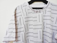 🔵UNIQLO SPRZ NY 短袖T恤🔵L號 白色 滿版 三角形 DRYEX 速乾 男生 女生 上衣 日系 日式 潮流 流行 時尚 0922