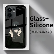 HP New Oppo Reno 13F Glass Softcase 2025 - Casing New Oppo Reno 13Fhp - K61