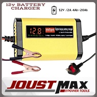 12V Battery Charger Car Motorcycle Lead Acid Battery Charger Pengecas Bateri Kereta Motor Cars Bater