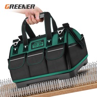 Greener Customisable Name Badges Multi-Function Tool Bag 1680D Oxford Cloth Electrician Bag